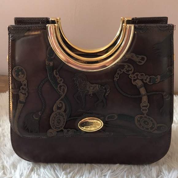 Italian Alexander Equestrian Purse - Picture 2 of 16